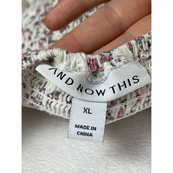 And Now This White Floral Ruffle Strap Midi Dress – Size XL - Picture 7 of 7